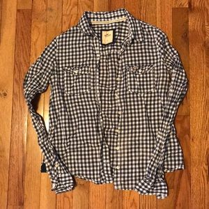 Hollister plaid button down